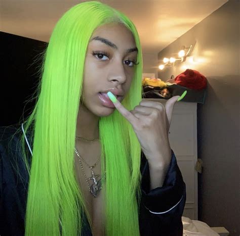 Living Dolls Britt Green Hair Hair Bundles Bad Girl Wifey Neon