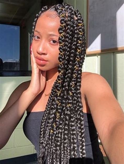 Trendy Box Braids Hairstyles For Black Women