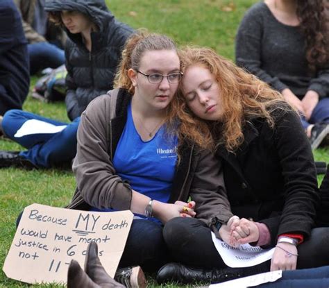Hundreds At Wheaton College In Norton Turn Out For Protest Over Ferguson Verdict Local News