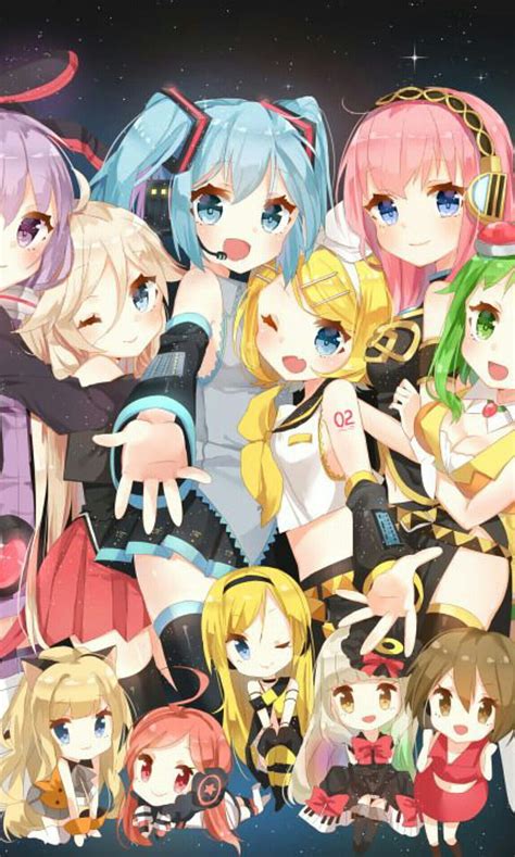 Vocaloid Hatsune Miku I A Kagamine Rin Lily Mayu Megurine Luka Meiko Hd Phone Wallpaper