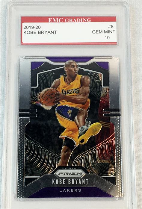 Kobe bryant basketball card value. Lot - 2019-20 Panini Prizm #8 Kobe Bryant Basketball Card GRADED GEM MINT 10