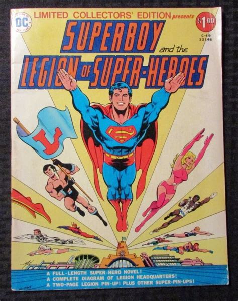 1976 Dc Treasury C 49 Superboy Legion Of Super Heroes Vg 45 Curt Swan