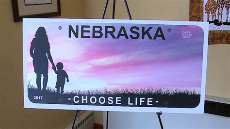 Nebraskas Choose Life License Plates Unveiled