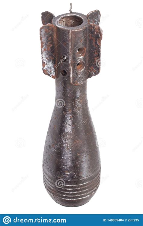 World War Ii Mortar Bomb Shell Stock Photo Image Of Fuse