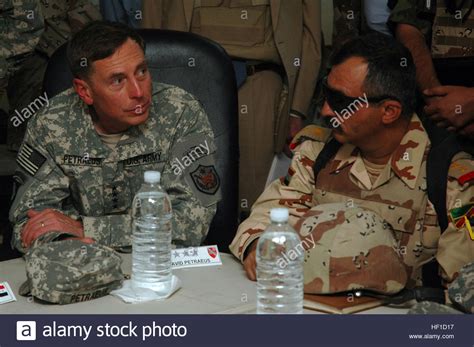 Us Army Gen David H Petraeus Commander Of The Multi National