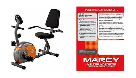 Marcy Recumbent Exercise Bike with Resistance ME-709 Review