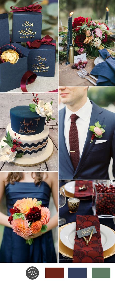 Stunning Navy Blue Wedding Color Combo Ideas For 2017 Trends Stylish