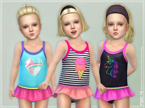 Toddler Swimsuit P08 By Lillka At Tsr Sims 4 Updates