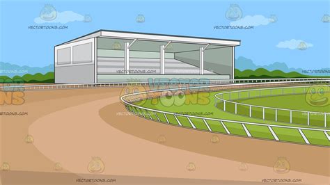 Cartoon Horse Race Track Background Gaby Serra