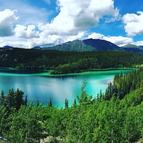 Emerald Lake Yukon Along The Klondike Highway Rpics