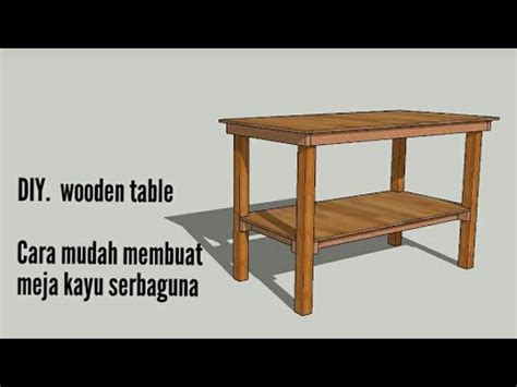Berikut kami sajikan langkah langkah membuat meja kayu tersebut. Cara membuat rak meja kayu serbaguna - How To make ...