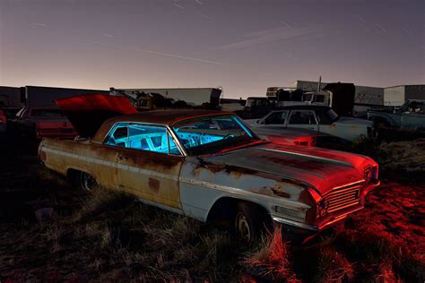 Junkyard Buick Mojave Desert Ca 2016 Night Scenes From Flickr