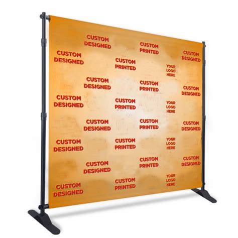 Custom Step And Repeat Banner 8ft X 8ft Backdrop