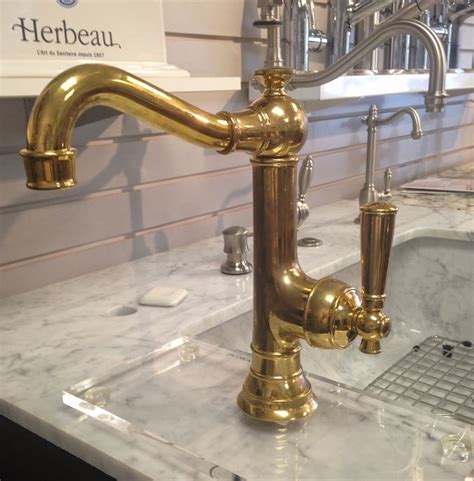 Not without making other changes. Unlacquered Brass Wall Mount Kitchen Faucet