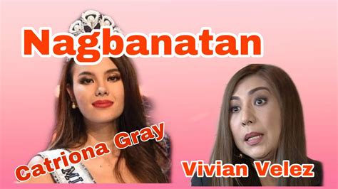 Anti Terror Bill Sagutan Ni Miss Universe Catriona Gray At Vivian Velez Youtube