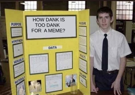 How Dank Is Too Dank For A Meme Fake Science Fair Projects Know