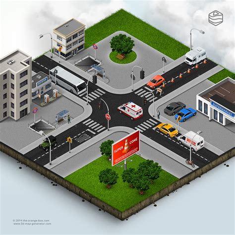 Build a 3d city in archicad using cadmapper, skp & google earth imagery. www.3d-map-generator.com | 3D Map Gallery - 3DMG2