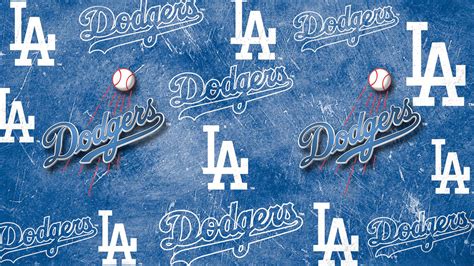 Words Of La Dodgers With Blue And White Background Hd Dodgers