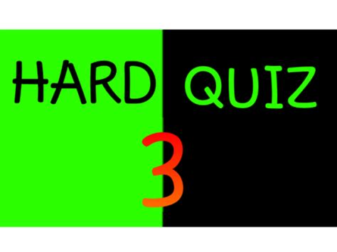 Hard Quiz 3 Thecellbits Quizur