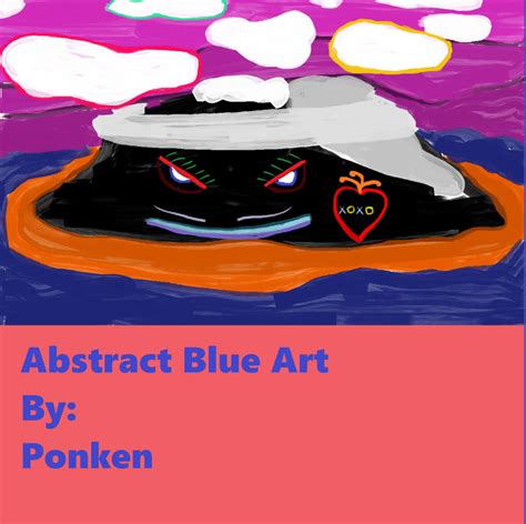 Abstract Blue Art Ponken