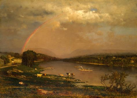 George Inness American Oil Painting Delaware Water Gap 1861