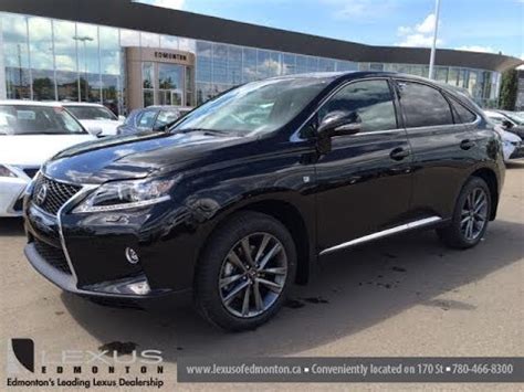 The 2015 lexus rx 350 seats five people and is available in three trim levels: 2015 Lexus RX 350 AWD F Sport Package Review - Black on ...