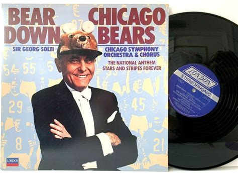 Bear Down Chicago Bears Sir Georg Solti Chicago Symphony LP Vinyl