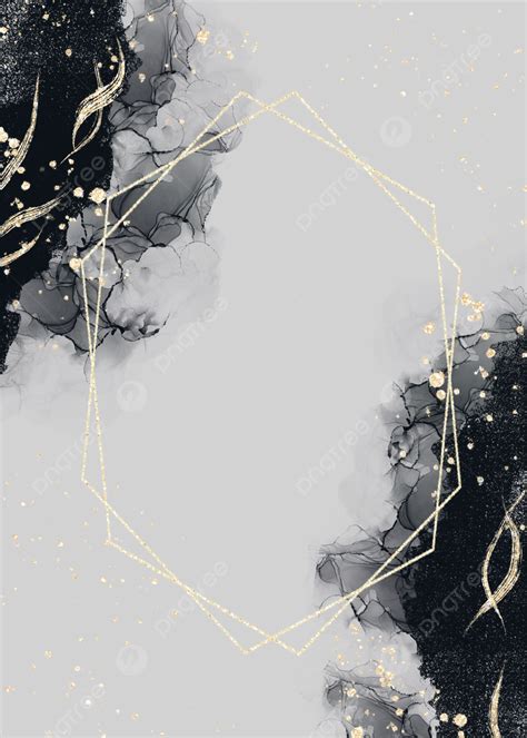Black Gold Elegant Ink Background Wallpaper Image For Free Download