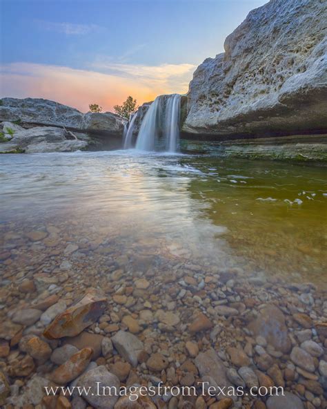 Mckinney Falls Sunset 520 4 Lower Falls Mckinney Falls State Park