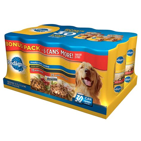 Antioxidants, vitamins and minerals help support healthy immunity, while omega fatty acids and zinc promote healthy skin and a shiny coat. Pedigree 30 cans Chicken & Beef Choice Cuts Canned Soft ...
