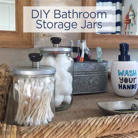 Free shipping on all canister orders. DIY Bathroom Storage Jars: An Easy Upcycled Decor Idea