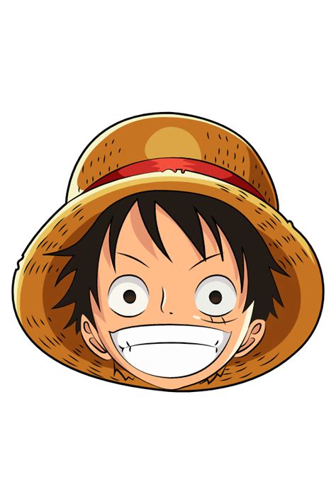 One Piece Monkey D Sticker Anime Head Cool Anime Backgrounds Cute