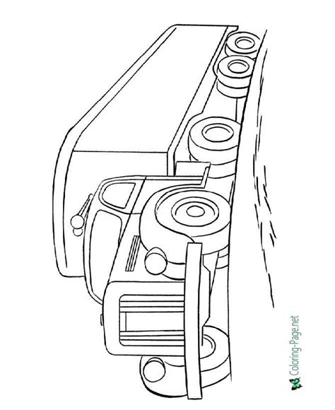 Printable Truck Coloring Pages