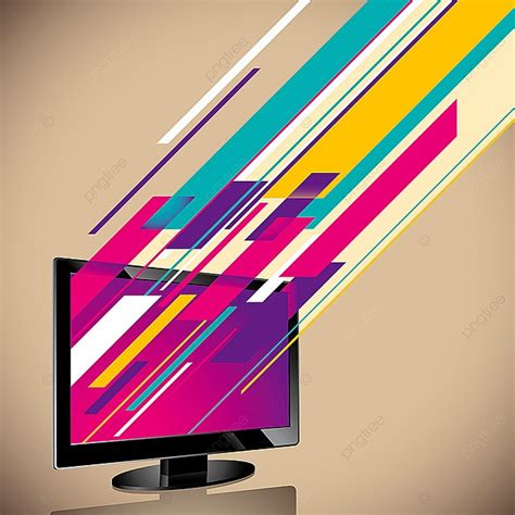 Abstraction With Lcd Tv Background Watch Resolution Channel