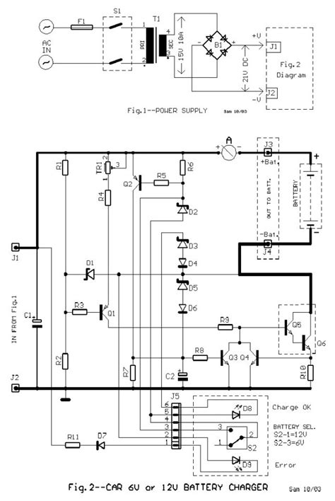 6v And 12v Car Battery Charger Circuit Design Diagram Schematic Design