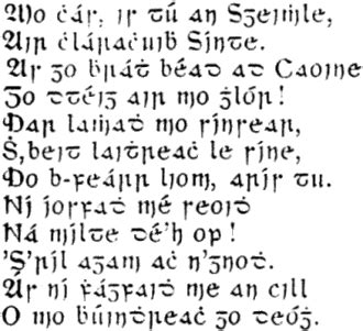 If you're trying to learn the scottish alphabet which is also called scots, check our courses about pronunciation, and sound of all letters. Irish orthography - Wikipedia