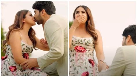Armaan Malik Kisses Aashna Shroff Serenades Her With Cute Song During Proposal Hindustan Times
