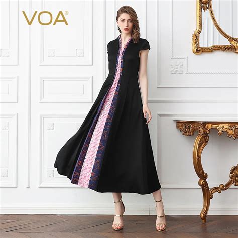 Voa Silk Swing Party Dresses Women Maxi Long Dress Plus Size 5xl