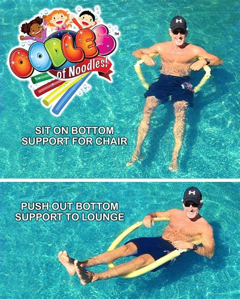 Floating Pool Noodle Water Chair Comfortable And Relaxing By Oodles Of Noodles In 2019 Pool