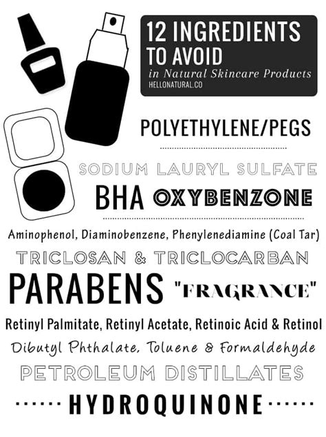 12 Ingredients To Avoid In Makeup And Skincare Products Fun Facts
