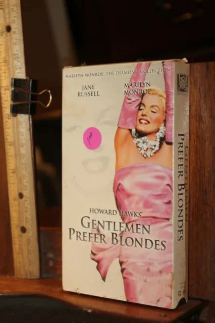 VINTAGE VHS TAPE Gentlemen Prefer Blondes Jane Russell Marilyn Monroe