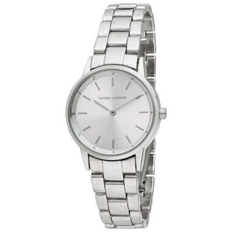 Morningsave Laura Ashley Womens Sunray Dial Matte And Shiny Link