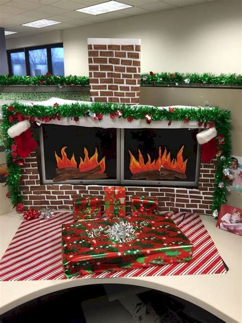 33 Awesome Christmas Decoration Ideas for Office  watonmuni.com