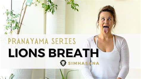 Boost Energy With Breath Lions Breath Yoga Breathing Foundations Youtube