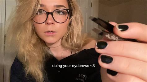 ASMR Doing Your Eyebrows RP Personal Attention Triggers YouTube