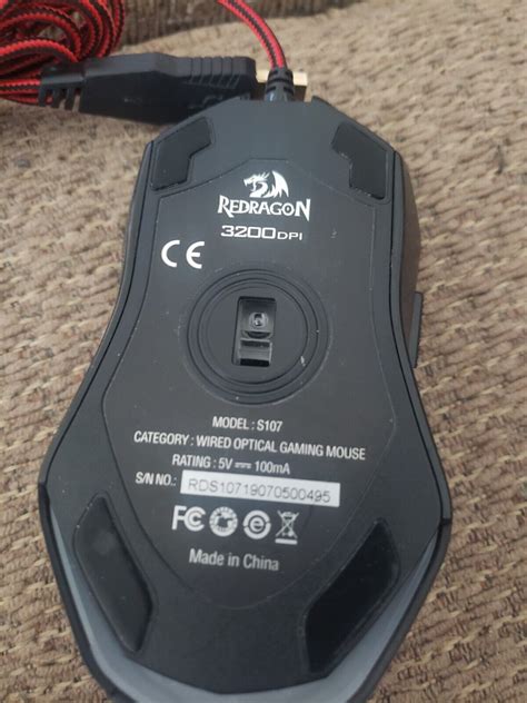 Red Dragon Gaming Mouse S107 Ebay