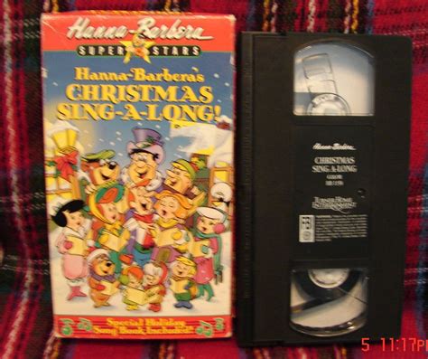 Hanna Barberas Christmas Sing Along Vhs Video Rare Free 1st Class On
