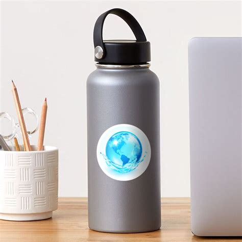 Frutiger Aero Water Globe Orb Sticker For Sale By Smanesdesign