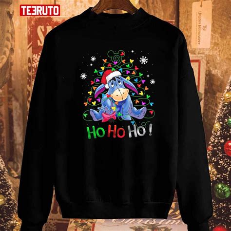 Ho Ho Ho Eeyore Christmas 2023 Sweatshirt Teeruto