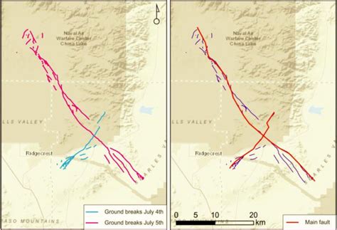 Ridgecrest And Searles Valley Earthquakes A Fault Displacement Hazard